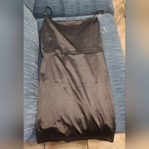 Black above the knee dress